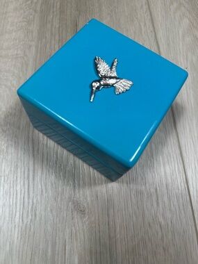 Rare Set of 5 Talbots Lacquer Trinket Boxes - Pink, Blue, Green, Yellow, Orange
